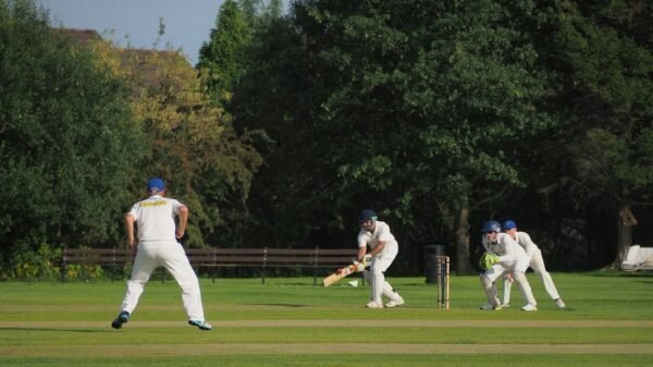 Cricket bowling action