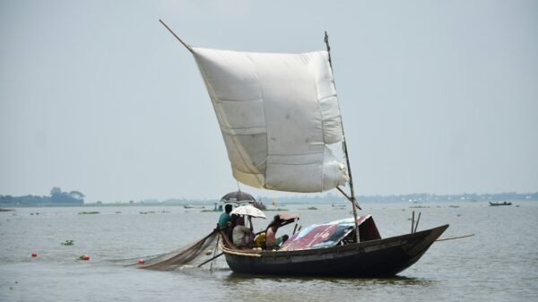 Fishing boat illustrative image