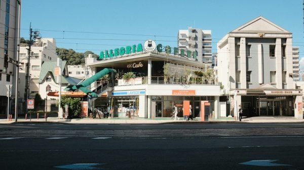 Japanese business district