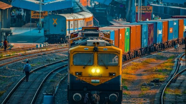 Train at railway station, illustrative photograph by Anirudh / Unsplash