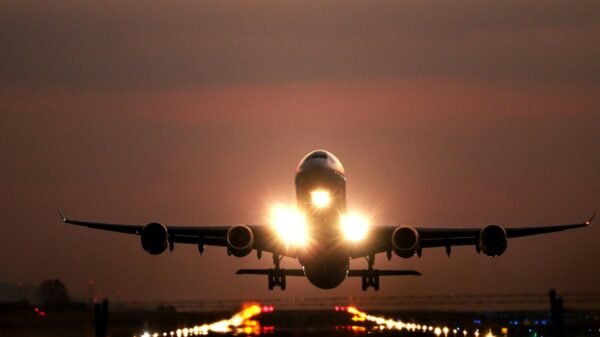 Illustrative photograph of airport aircraft operations; not the actual reported event