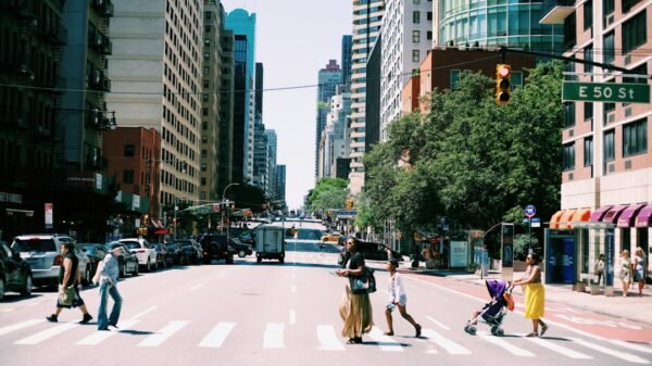 Urban summer heat (illustrative)
