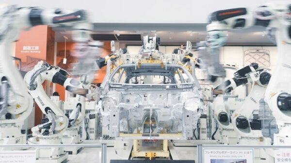Automobile manufacturing factory (illustrative)